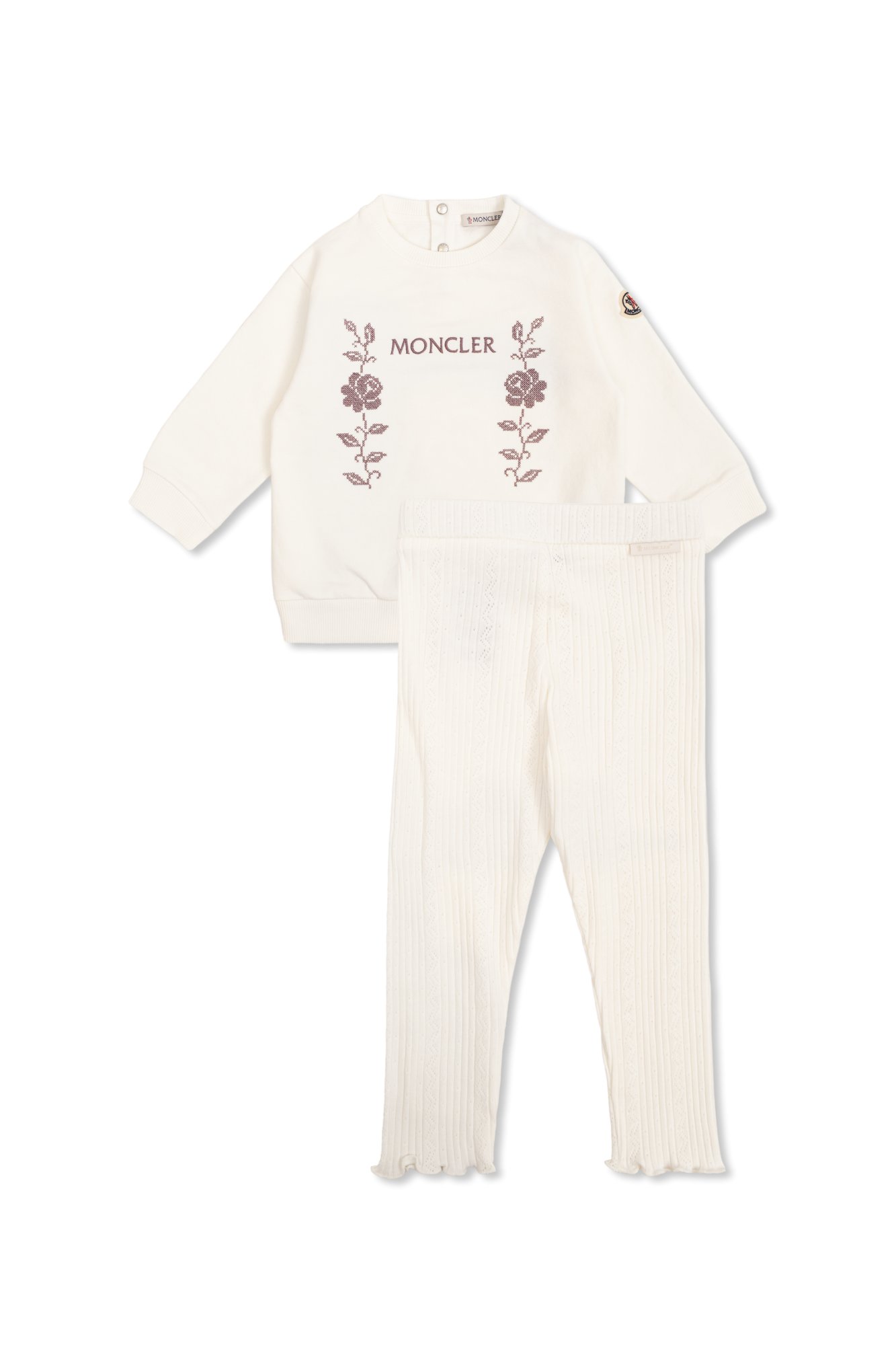 Cream Set: sweatshirt, leggings Moncler Enfant - Vitkac AS